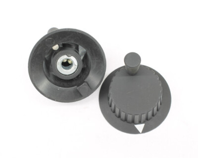 LOT OF THREE 412DC2K1 RAYTHEON knob plastic Skirted