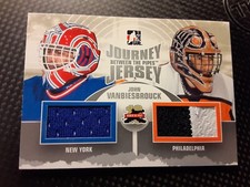 2011/12 ITG BTP GU JOURNEY JERSEY INSERT Rangers/Flyers JOHN VANBIESBROUCK JJ-04