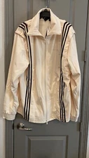 Adidas x IVY Park Snap Track Jacket, Convertible Sleeves. Ecru, Women’s L, NWT