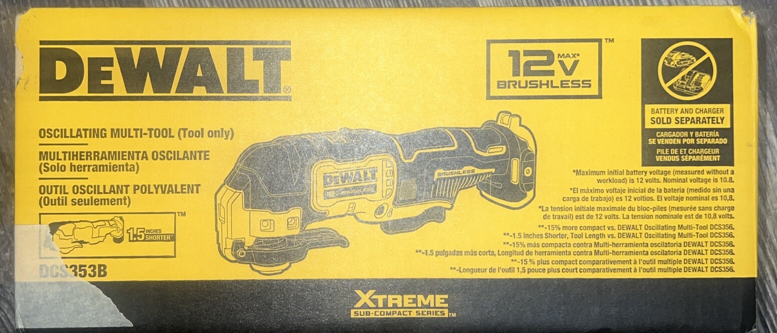 DEWALT DCS353B Oscillating MultiTool eBay