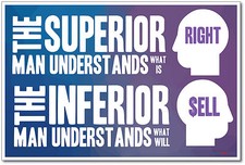 The Superior Man - NEW Classroom Motivational Quote Poster