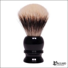 Shaving Brush - Maggard Razors Black Handle 2-Band Badger Shaving Brush, 22mm