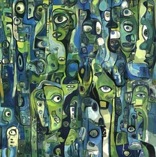 Original Art Surreal Giclee, signed And dated. Art Giclee “Untitled No. 3:37”