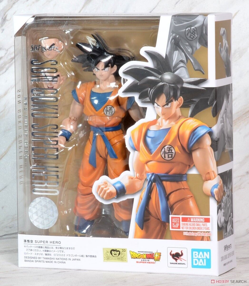 Figurine articulée Bandai Dragon Ball Super: Super Hero S.H. Figuarts Son  Go