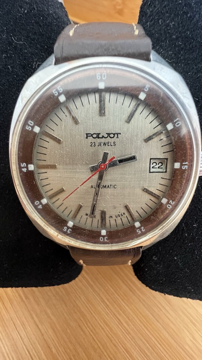 Vintage SELTENE Herrenuhr POLJOT 23 JEWELS UDSSR AUTOMATIK