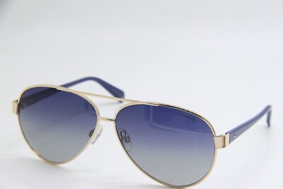 NEW POLAROID PLD 4061/S 3YGZ7 GOLD BLUE AUTHENTIC SUNGLASSES 61-11