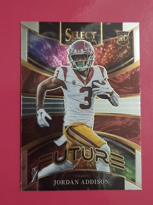 2023 Panini Select Draft Picks Future Jordan Addison USC Trojans RC Rookie