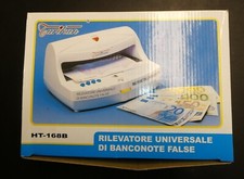 RILEVATORE UNIVERSALE DI BANCONOTE FALSE MODELLO HT-168B NUOVO CON CONFEZIONE