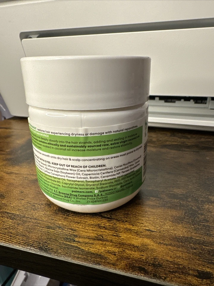 Óleo de coco Palmers fórmula hidratação impulso tratamento comprimento profissional 6,7 oz - Imagem 3 de 4