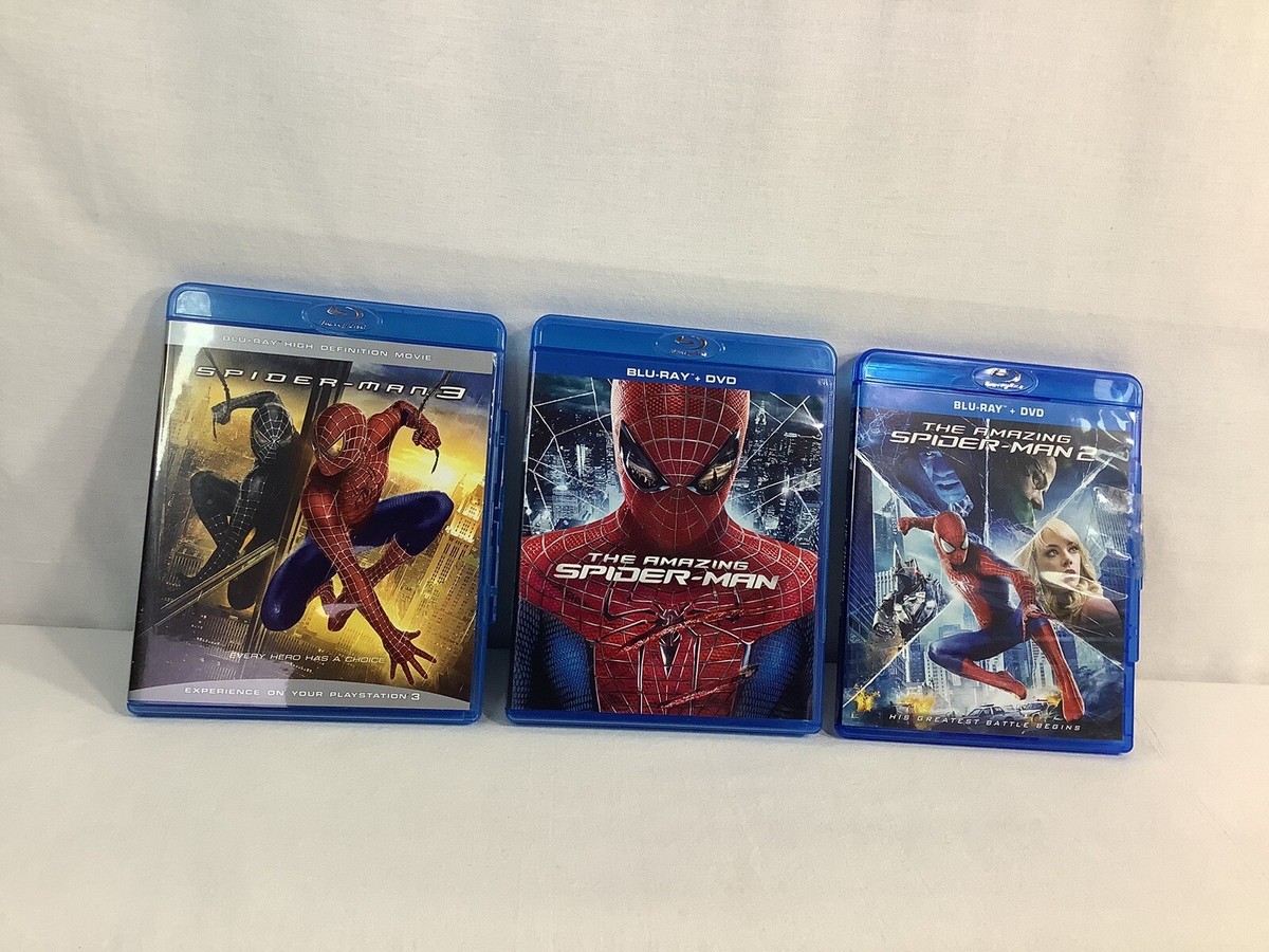 3 DVDs Spider-Man (Blu-Ray) Sony PG-13 | eBay