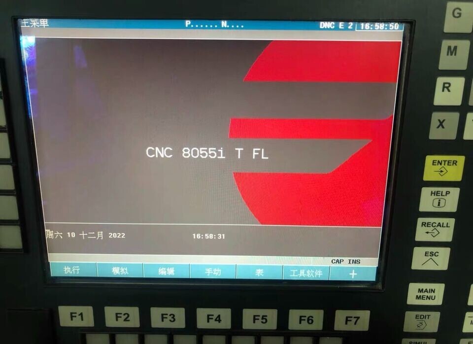 Fagor CNC system four-axle lathe Model: CNC 8055i T-FL ，BY DHL