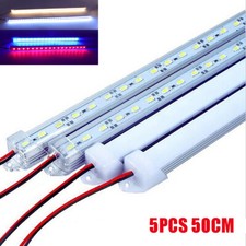5 x 50cm 12V LED Innenlicht Bar Streifen Leuchte Lampe Auto Van Wohnmobil Boot