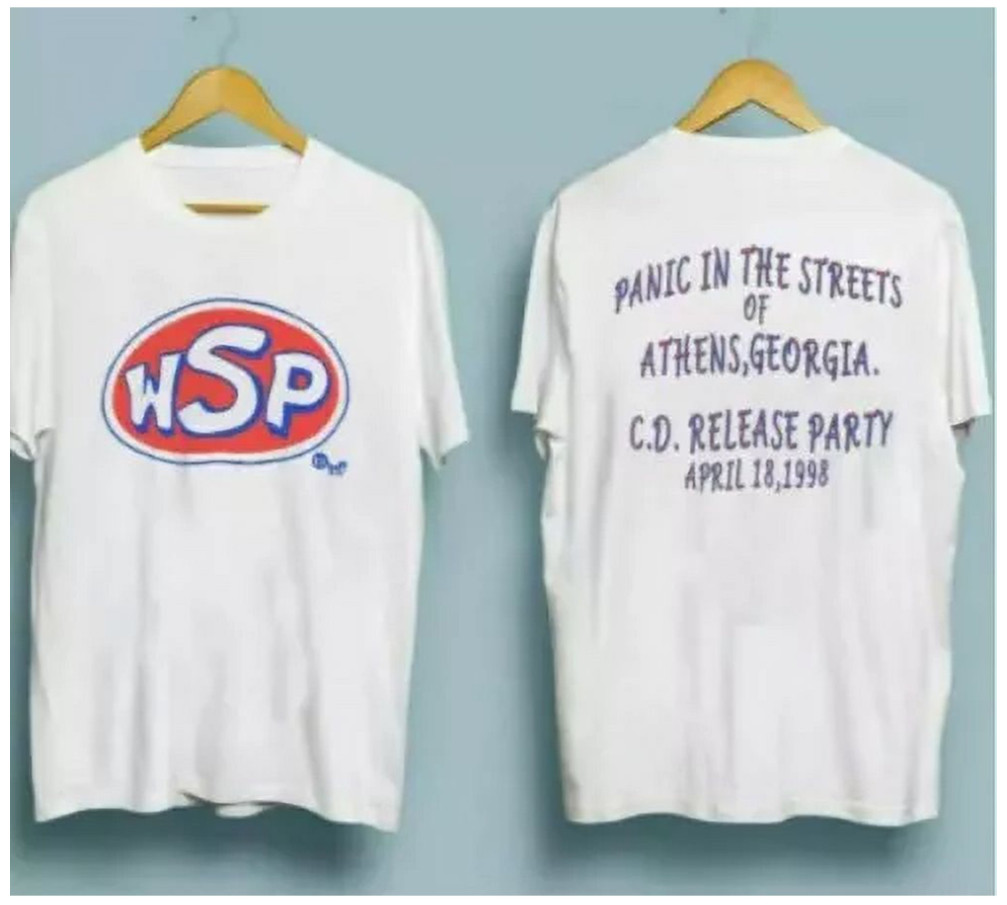 90s Widespread Panic In The Streets Athens Georgia 1998 Band Shirt