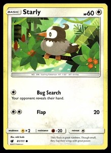Pokemon Card Starly