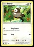 Starly 81/111 Pokemon Card Crimson Invasion Common 60 HP Lightly Played AY