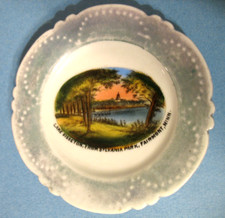 SMALL SOUVENIR PLATE FROM FAIRMONT, MINNESOTA - LAKE SISSETON