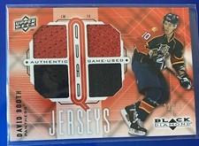 2009-10 David Booth Quad Jerseys Ruby Florida Panthers  RARE CARD 22/50