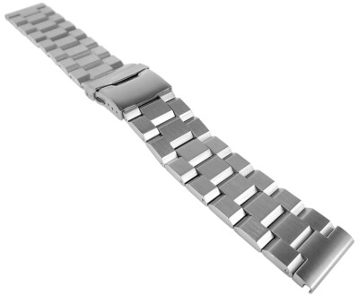 Minott Uhrenarmband | massiv Edelstahl | gebürstet | Faltschließe 