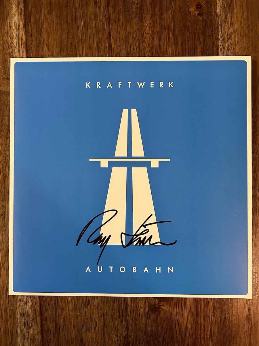 Ralf Hutter 'Kraftwerk' Signed Vinyl Album 'Autobahn' Beckett