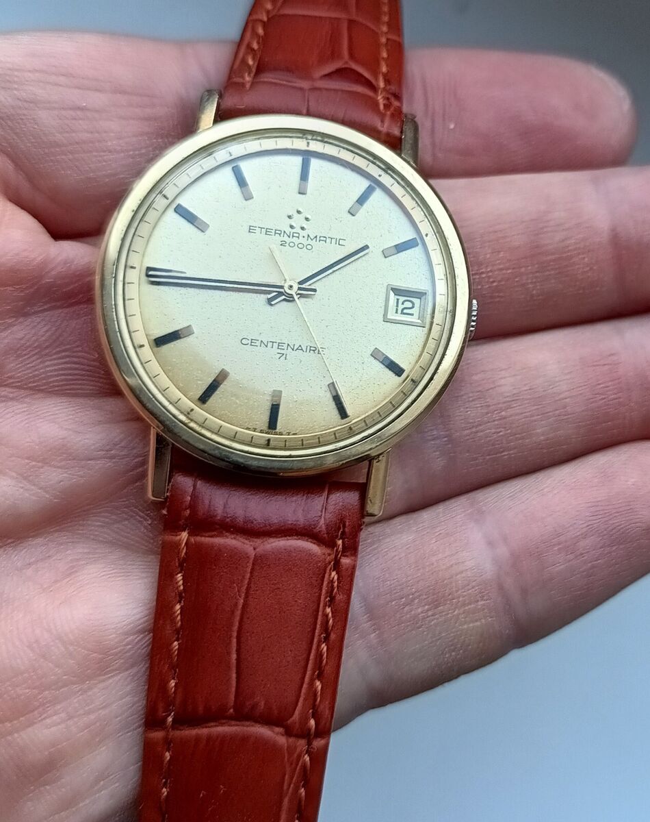 Original Vintage Eterna Matic 2000 Watch Centenaire 71 Swiss Original Vintage Eterna Matic 2000 Watch Centenaire 71 Swiss