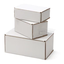 White Corrugated Mailers - The Boxery