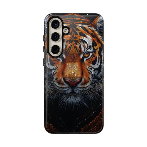 For iPhone / Galaxy / Pixel | Phone-Ink Case - Dot Art Bengal Tiger - 第 96/163 張圖片