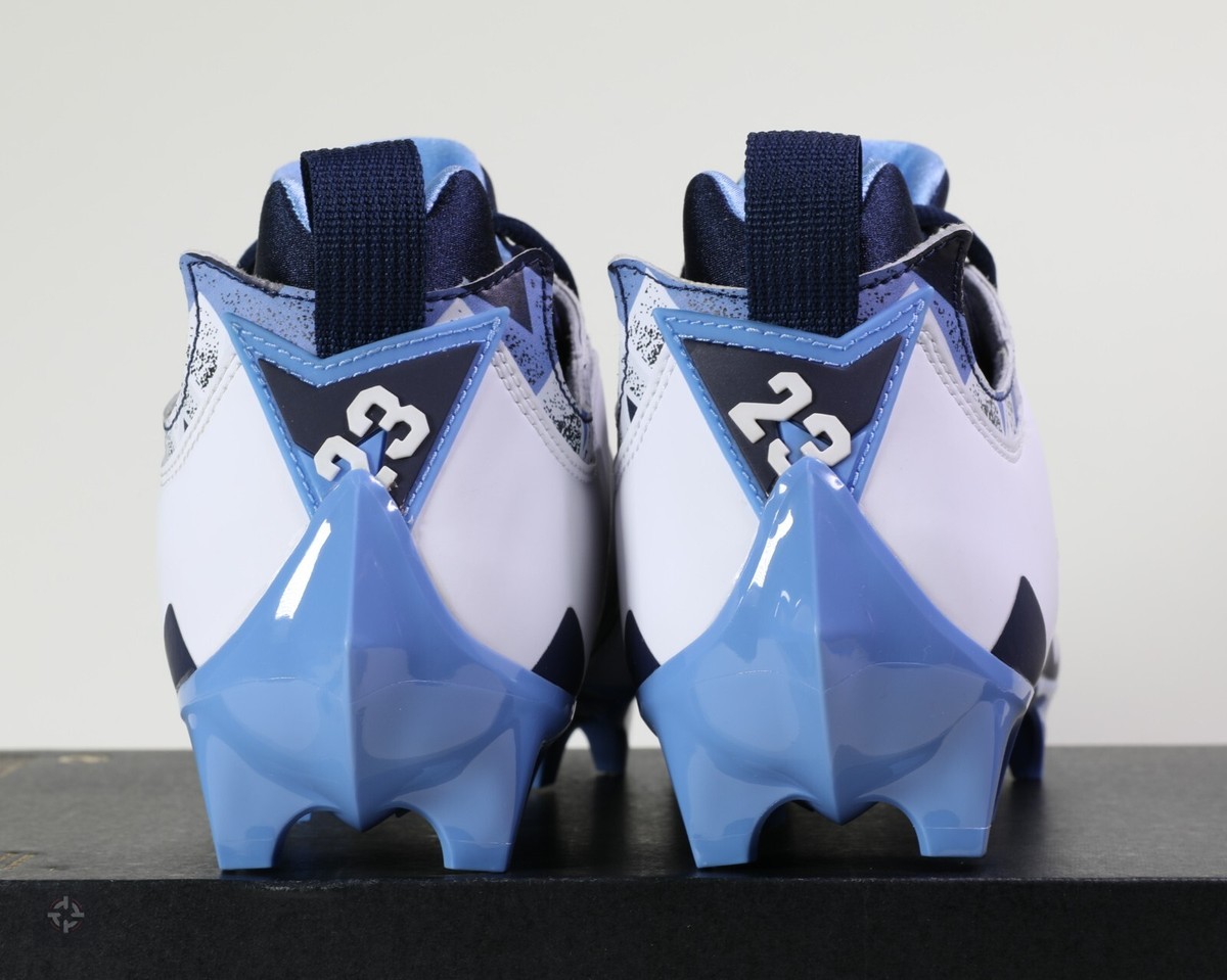 Nike Jordan 7 Low Vapor Edge UNC Player Exclusive Football Cleats Mens‎ Size 12 Jordan 12 Low Vapor Edge UNC Player Edition Nike Football  main image 2