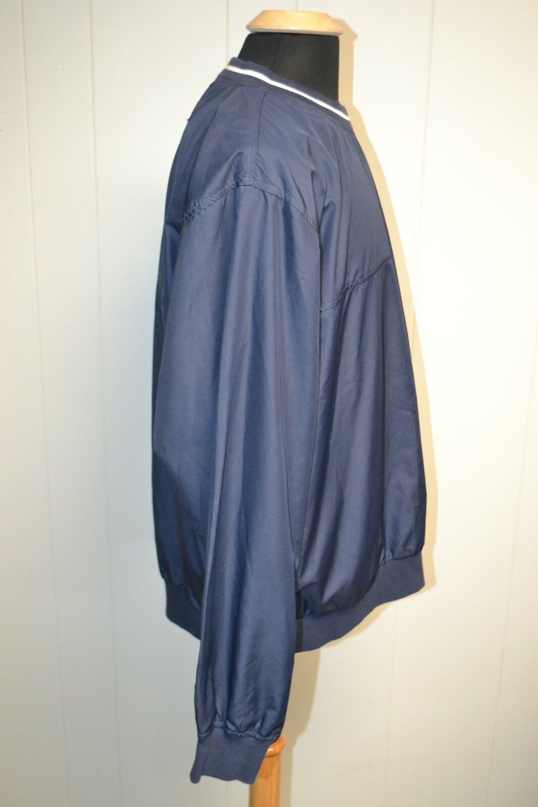 Vintage 90's Tommy Hilfiger Men's Navy Blue Pullover Golf Windbreaker Sz L thumbnail 5