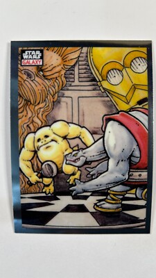 2023 Star Wars Galaxy Chrome Holochess Contest #11 Trading Card