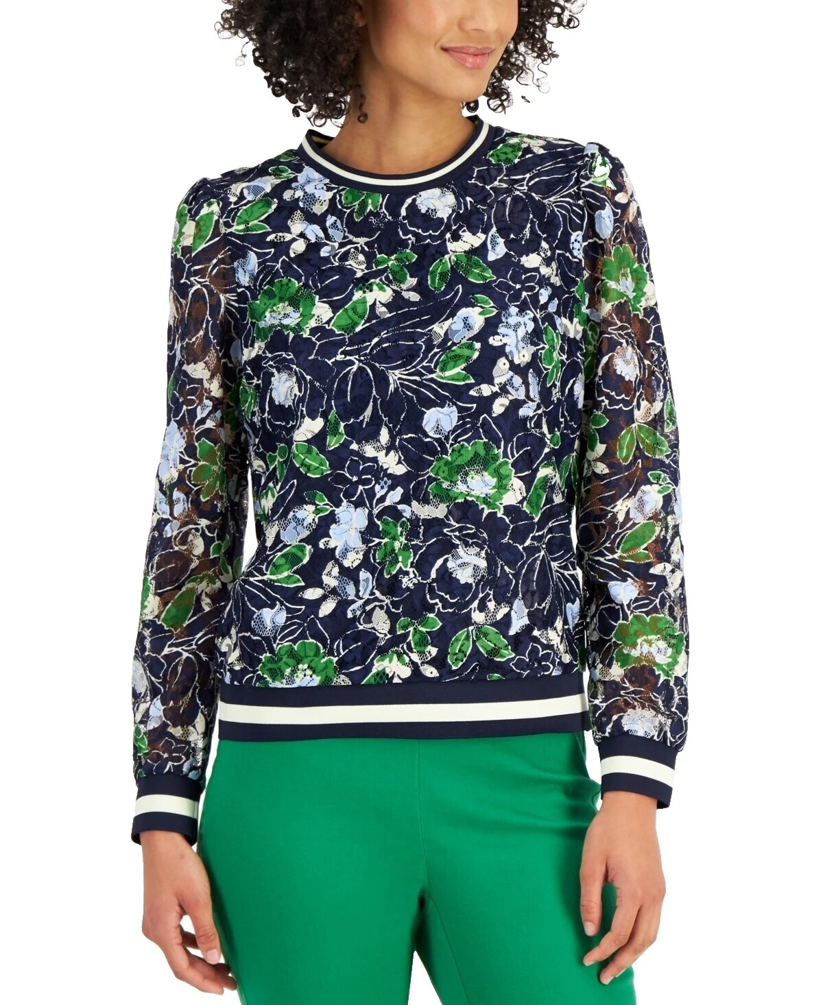 Blusas Floral Charter Club Nylon para Mujeres
