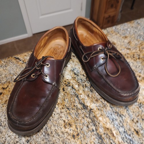 SPERRY Top Sider Gold Collection 0219444 Lace Up Boat Shoes Brown Men's Sz 12M - Picture 3 of 12