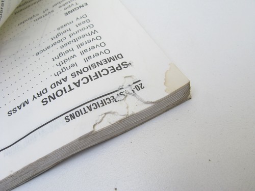 1991 91 Suzuki RM80 RM 80 Motorcycle Owners Service Manual OEM 990011-02B25-03A - Bild 5 von 12