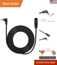 Plug & Play 16.5Ft Dash Cam Rear Camera Extension Cable - Anti-Interference