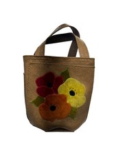 Vintage Leather Cylinder Handbag 5282