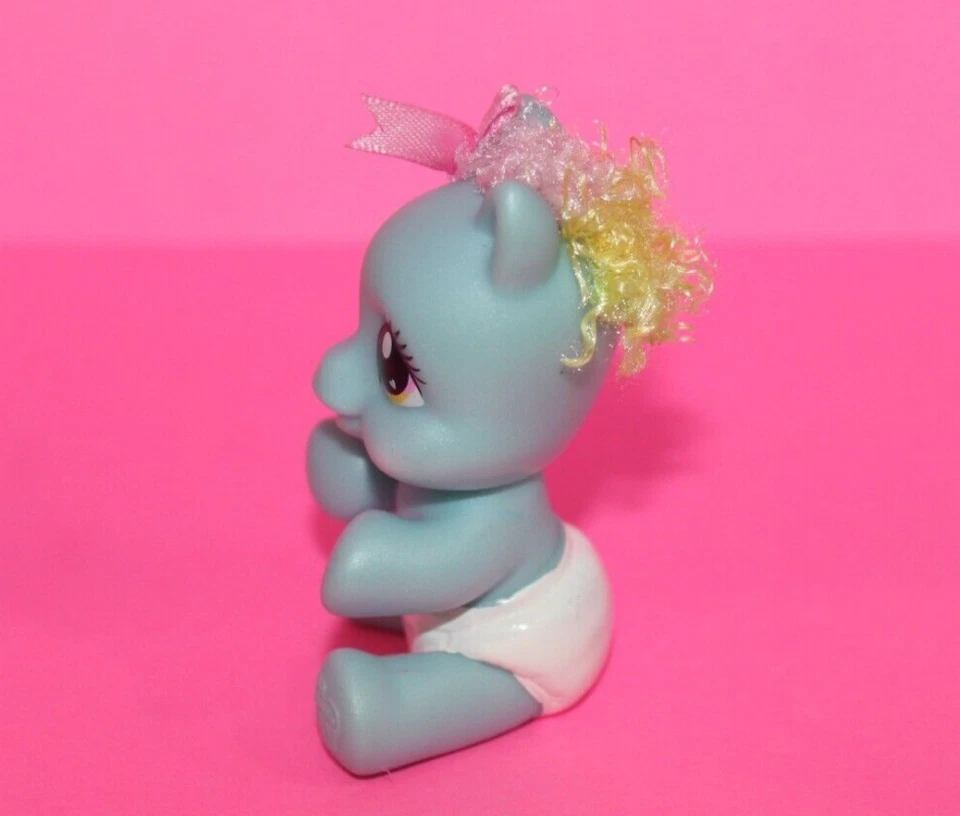 Figura Hasbro My Little Pony Newborn Cuties Blue Baby Pony 2008 Foto 4 de 4