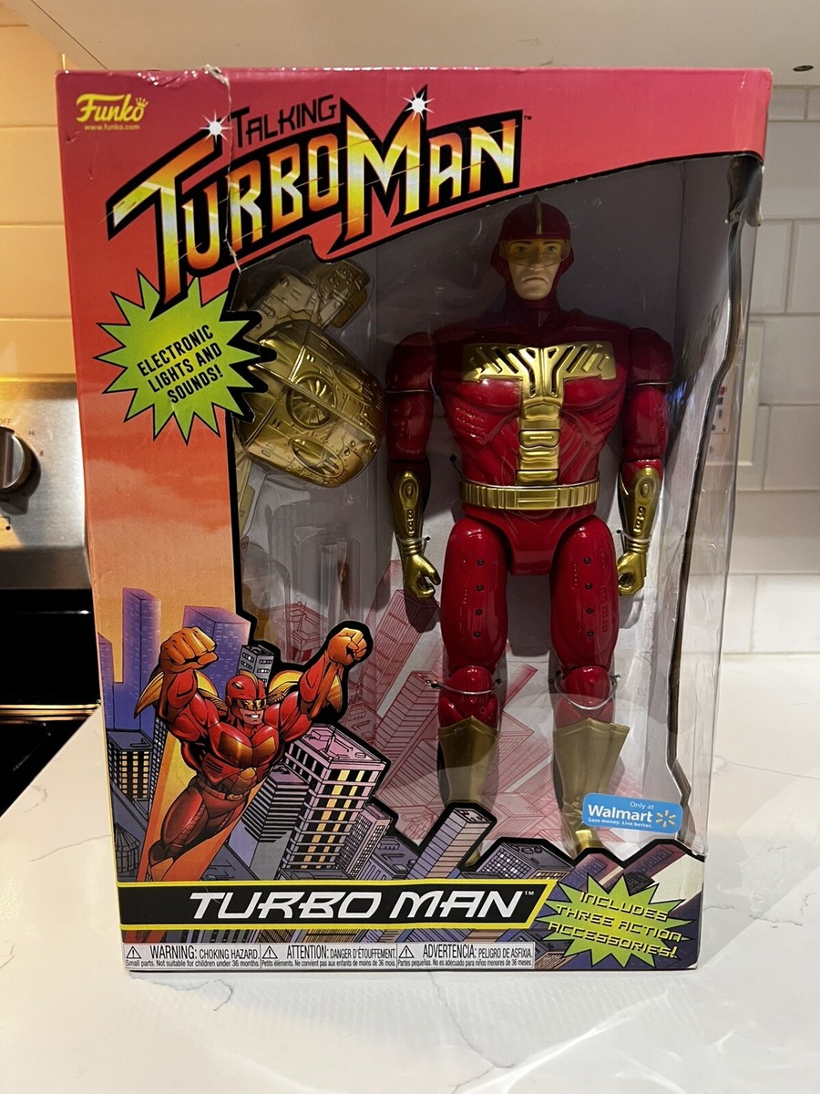 Talking TurboMan 1996 Deluxe Edition 13 1/2”, Model 80-618, NEW In