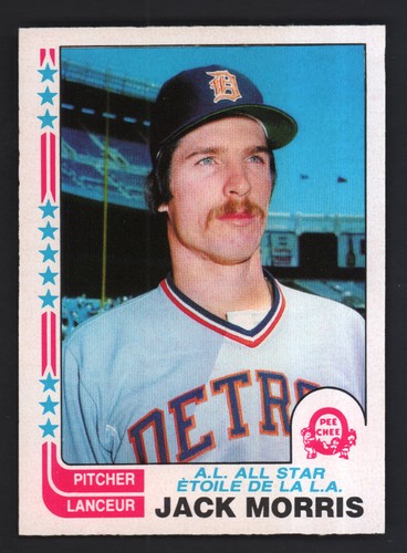 1982 OPC O-Pee-Chee Baseball #47 Jack Morris All-Star NrMt/Mt
