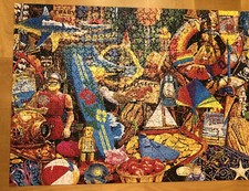 MasterPieces Flashbacks 1000Pc Puzzle  Beach Time Flea Market  