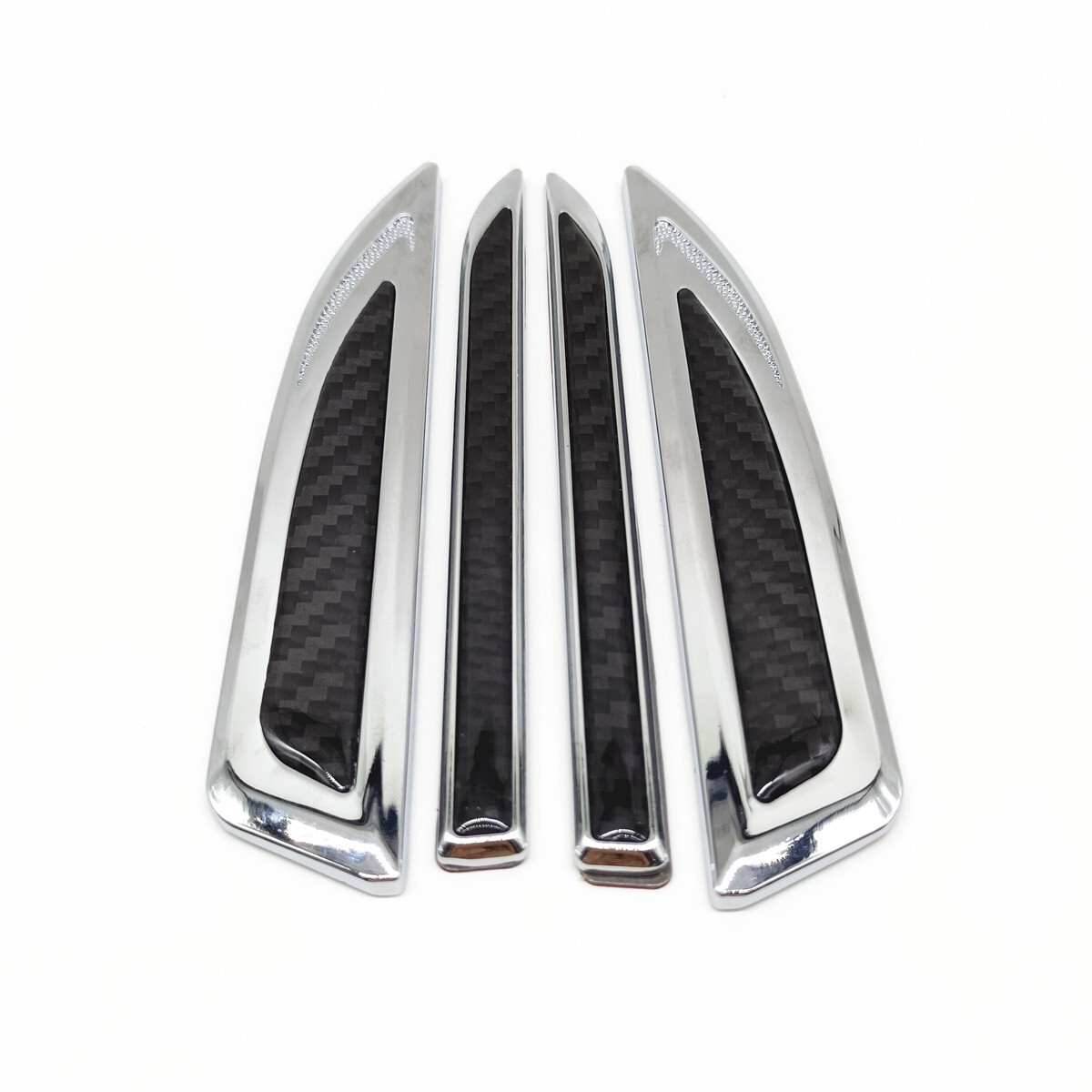 Car 3D Black Sports Side Wing Fender Badge Sticker Emblem Decal Aluminum 2 Pcs