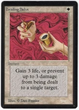 Healing Salve 1993 Limited Edition - Beta White Common Instant MTG SP - NM AZ3