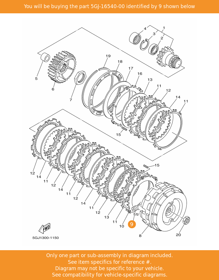 YAMAHA XP500 TMAX 2005 2013 GENUINE CLUTCH ROLLER WEIGHT - # 5GJ
