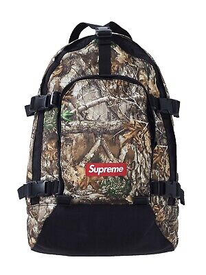 Supreme FW19 Backpack Real Tree Camouflage Camo Box Logo Supreme FW19 Backpack Real Tree Camouflage Camo Box Logo