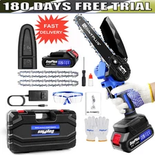 6" Electric Chainsaw Mini Cordless Wood Cutter Woodworking For Makita Battery