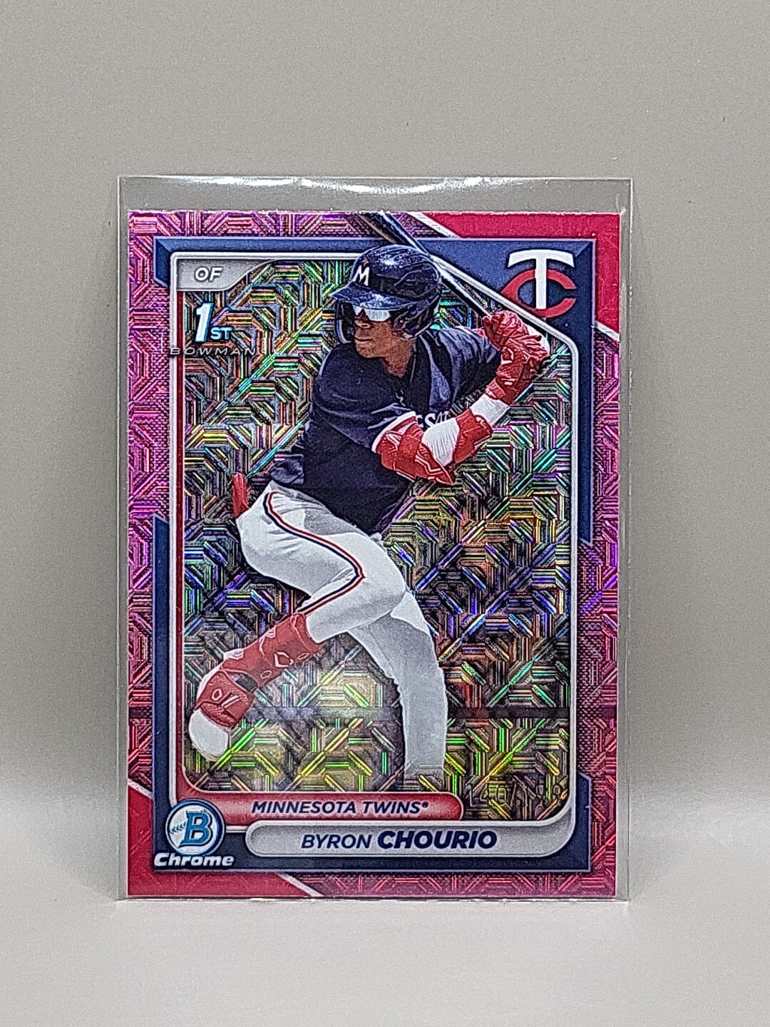 2024 Bowman Byron Chourio 1st MOJO-Chrome PINK Refractor /199 #BCP-129