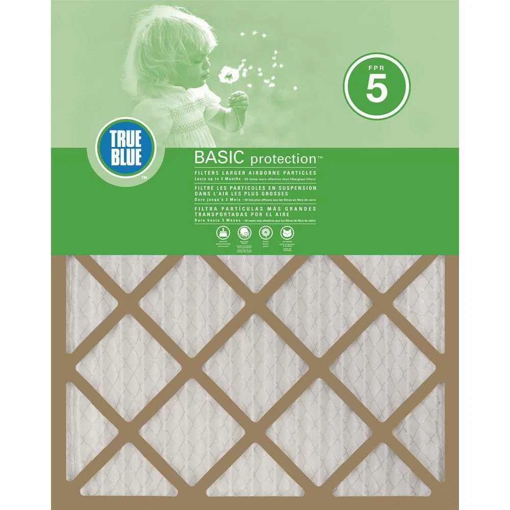 True blue pleated air filter deals