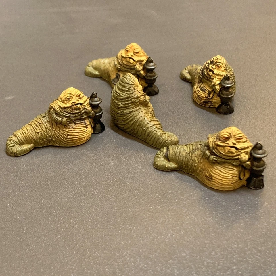 Lote 5x Star Disney Packs Serie 4 Figura Jabba el Hutt 2005 Juguete Coleccionista Foto 2 de 4