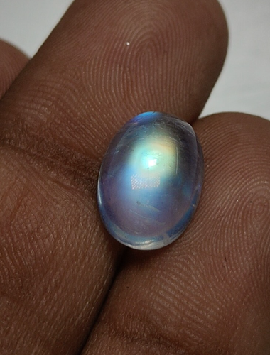 Dazzling 8A+ Quality Natural Rainbow Moonstone Multi Fire Oval Shape 9x12 MM.