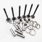 1 Set Valve Guide Seat Intake Valve & Exhaust Valve for Kubota D902 Engine