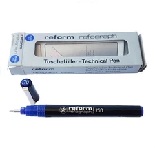 Reform Refograph Technical Pen 0.70 mm - Drawing Pen 0,70 mm Made in W. Germany