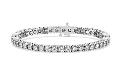 Tennisarmband 3 Karat mit im Labor gezüchteten Diamanten